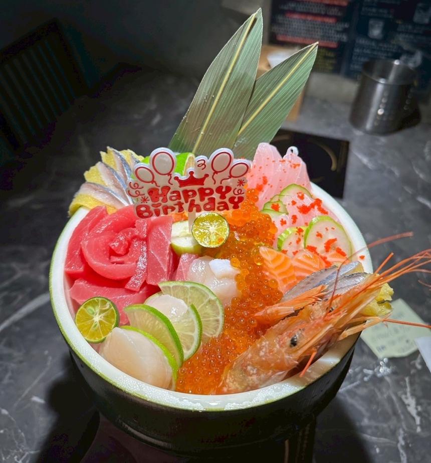 謀魚蝦也蠔【2025年7月】當月壽星:生魚片蛋糕享半價優惠