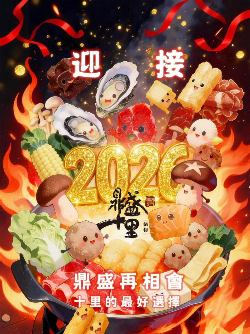 鼎盛十里鍋の物 (新竹/嘉義)【2026】當月壽星幾歲就送幾隻蝦！
